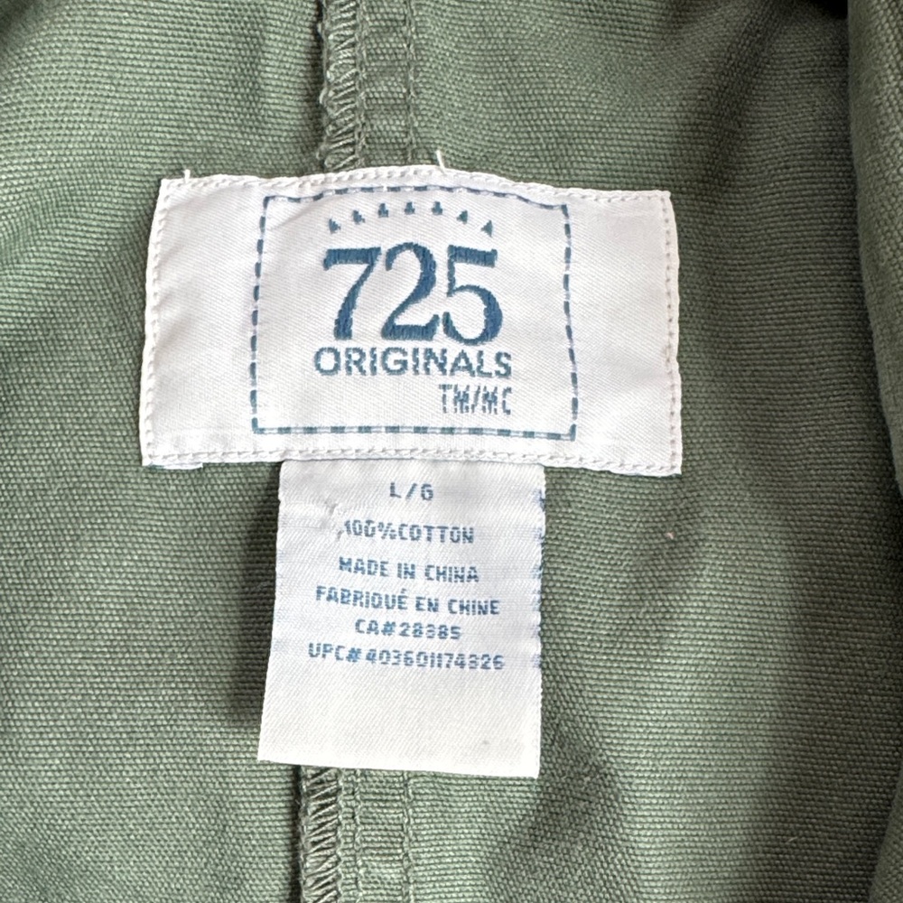 Women's Green Double-Breasted Military Style A-line Coat - Picture 2 of 14